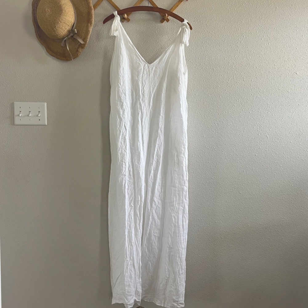 Vitamin A Linen Romper/Jumpsuit